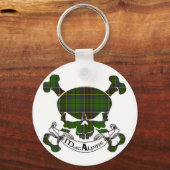 Porte-clés Crâne Tartan MacAlpine (Recto)