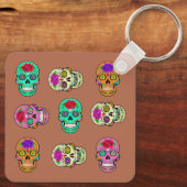 Porte-clés Crânes à sucre (Verso)