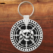 Porte-clés Crânes avec épées (Recto)