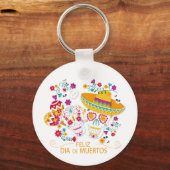 Porte-clés Crânes et fleurs à sucre du Parti (Recto)