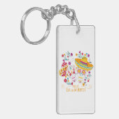 Porte-clés Crânes et fleurs à sucre du Parti (Devant gauche)