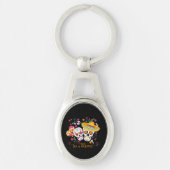 Porte-clés Crânes et fleurs à sucre du Parti (Devant)