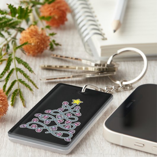 Porte-clés Crânes gothiques Porte - clé d'arbre de Noël (Devant droit)