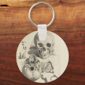 Porte-clés Crânes vintages (Recto)