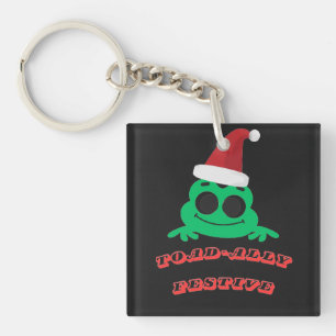 Porte-clés Crapaud total Festif Noël Grenouille _ Jolies Fête