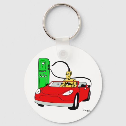 Porte-clés Crash Test Dummy & Car Recharging (Recto)