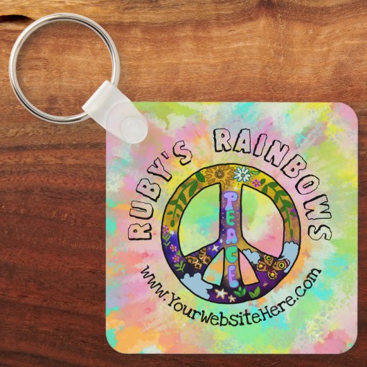 Porte-clés Cravate-Dye Art et Bohemian Appreal Business (Recto)