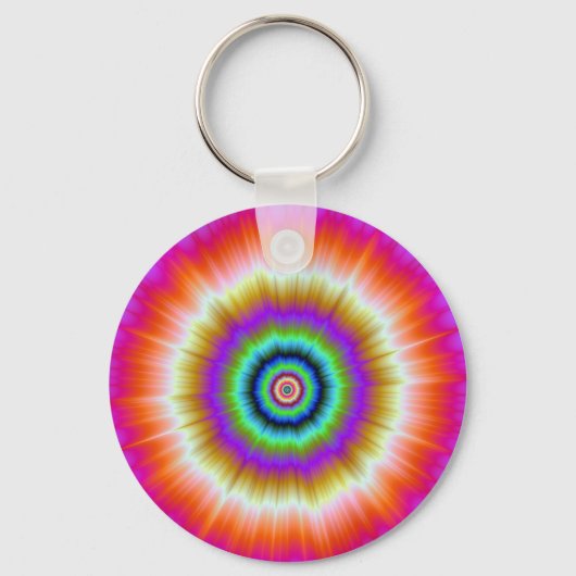 Porte-clés Cravate en violet rouge et Porte - clé vert (Recto)