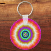Porte-clés Cravate en violet rouge et Porte - clé vert (Recto)