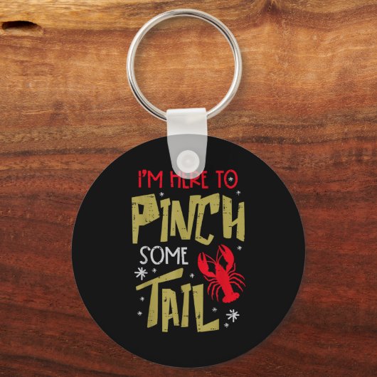 Porte-clés Crawfish Here To Nch Tail Lobster Crayfish Men Wom (Recto)