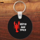 Porte-clés Crawfish Lobster Feisty And Scy Crayfish Men Women (Recto)