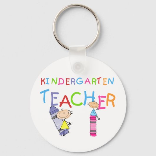 Porte-clés Crayon Kindergarten Teacher Tshirts and Gifts (Recto)