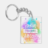 Porte-clés Crayons cassés (Devant gauche)