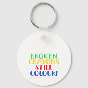 Porte-clés Crayons Colorent Encore Graphisme de Sensibilisati
