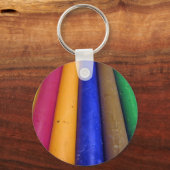 Porte-clés Crayons colorés (Recto)