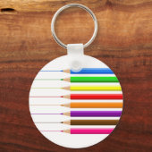 Porte-clés Crayons colorés (Recto)