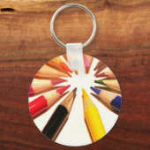 Porte-clés Crayons colorés (Recto)