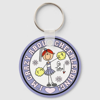 Porte-clés Crazy À propos Cheerleader T-shirts et cadeaux