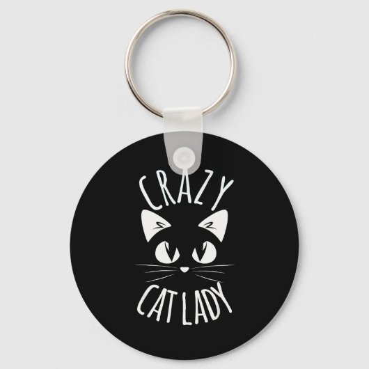 Porte-clés Crazy Cat Lady Funny Fur Mom Mother's Day Christma (Recto)