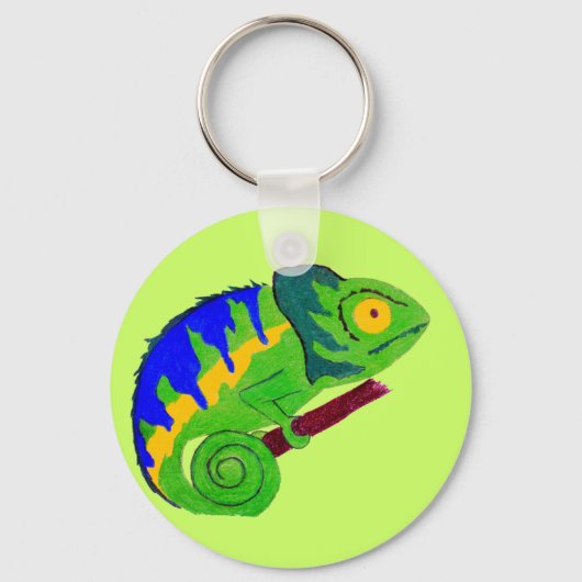 Porte-clés Crazy Chameleon (Recto)
