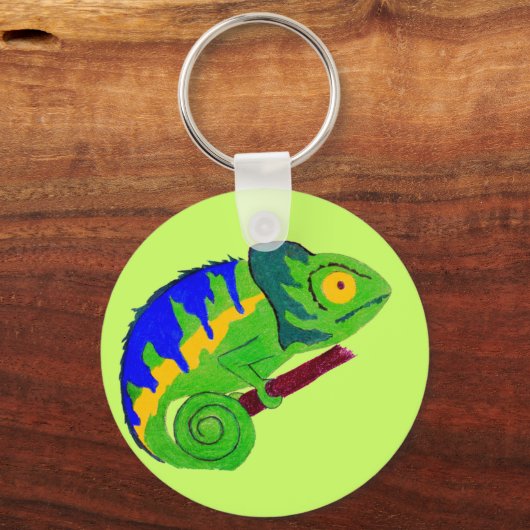 Porte-clés Crazy Chameleon (Recto)