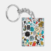 Porte-clés Crazy head (Devant gauche)