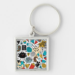 Porte-clés Crazy head