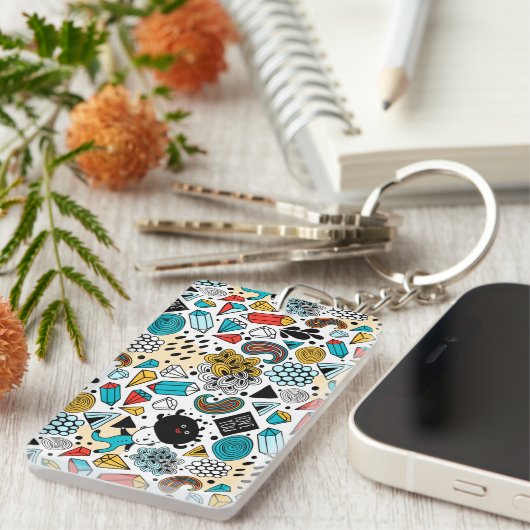 Porte-clés Crazy head (Devant droit)