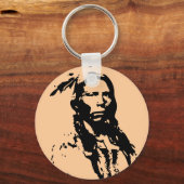 Porte-clés Crazy Horse Amérindien (Recto)