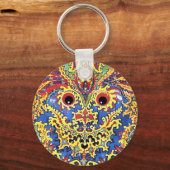 Porte-clés Crazy Psychedelic Cats Eyes Louis Wain (Recto)