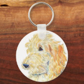 Porte-clés Cream Labradoodle #2 Porte - clé (Recto)