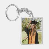 Porte-clés Create Your Own Custom Graduate 2 Photo (Devant gauche)