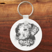 Porte-clés Create Your Own Pet Dog Customized (Recto)