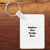 Porte-clés Create Your Own white  (Recto)