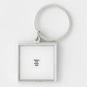 Porte-clés Create Your Own white  (Devant)