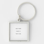 Porte-clés Create Your Own white  (Devant)