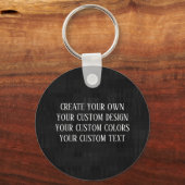 Porte-clés Create Your Own - Your Custom Design (Recto)
