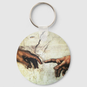 Porte-clés Création d'Adam - mains Michaël Angelo 1475 - 15