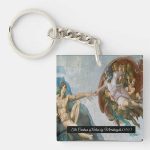 Porte-clés Création d'Adam par Michel-Ange