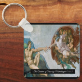 Porte-clés Création d'Adam par Michel-Ange (Recto)
