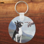 Porte-clés Création du Boston Terrier (#3) (Recto)