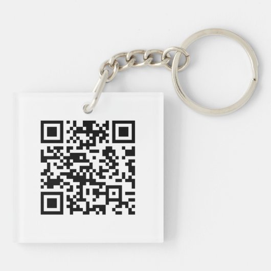 Porte-clés Création instantanée de code QR (en entrant votre  (Dos)