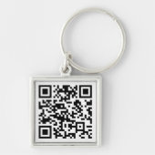 Porte-clés Création instantanée de code QR (en entrant votre  (Devant)