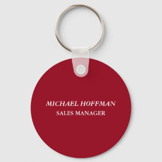 Porte-clés Creative Carmine rouge minimaliste classique itali
