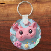 Porte-clés Créatures Fantastiques Pastel Kawaii (Recto)