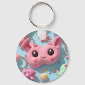 Porte-clés Créatures Fantastiques Pastel Kawaii (Verso)