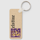 Porte-clés Créatures mythiques rectangulaires Capital décorat (Verso)