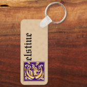 Porte-clés Créatures mythiques rectangulaires Capital décorat (Verso)