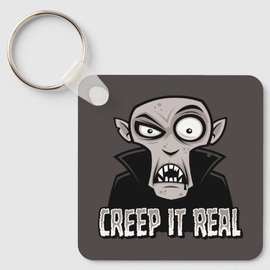 Porte-clés Creep It Real Classic Horror Vampire Design (Recto)