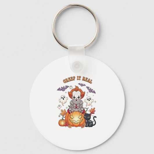 Porte-clés Creep It Real Halloween Clown (Recto)